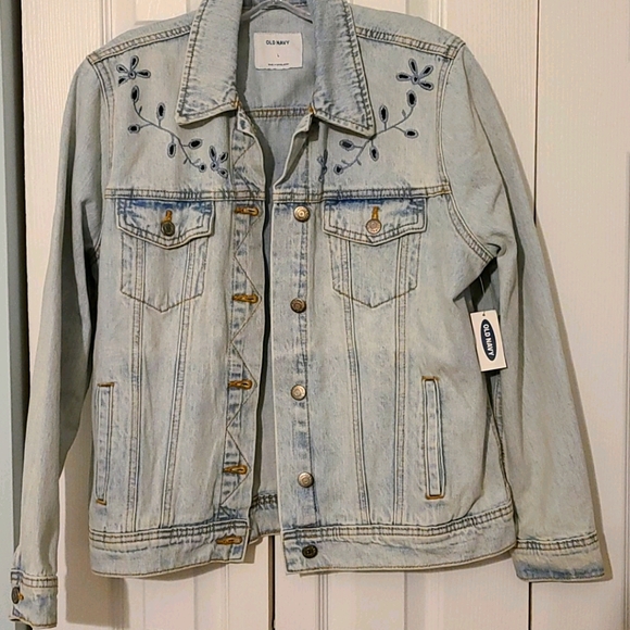Old Navy Jackets & Blazers - Nwt. Old navy Jean jacket with design